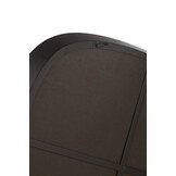 J-LINE WANDSPIEGEL ROND METAAL/GLAS ZWART LARGE