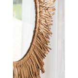 J-LINE RONDE SPIEGEL MAURICE WATERHYACINT BRUIN LARGE