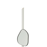 J-LINE WANDSPIEGEL EXTREMA IJZER/GLAS ZWART KLEIN