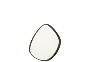 J-LINE HANGENDE SPIEGEL ABSTRACT MDF/DONKERBRUIN KLEIN