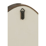 J-LINE HANGENDE SPIEGEL ABSTRACT MDF/DONKERBRUIN KLEIN