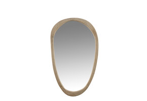 J-LINE SPIEGEL ONREGELMATIG MANGO HOUT LARGE