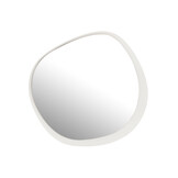 J-LINE RONDE WANDSPIEGEL METAAL/GLAS WIT LARGE