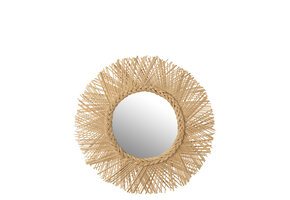 J-LINE SPIEGEL TRESS ROTAN NATUREL