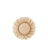 J-LINE SPIEGEL TRESS ROTAN NATUREL