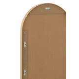J-LINE OVALE SPIEGEL GRALE GLAS/METAAL GOUD