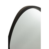 J-LINE SPIEGEL GILES MDF/GLAS ZWART KLEIN