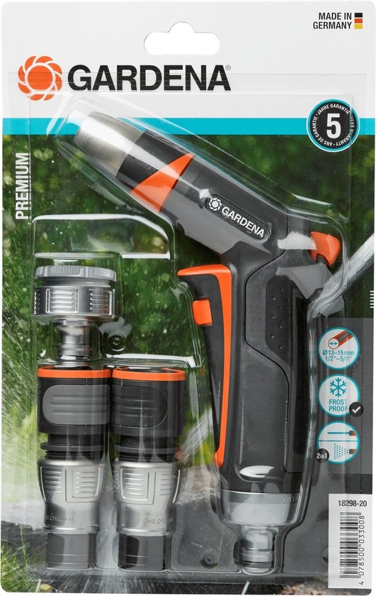 GARDENA PREMIUM BASISSET SPUITPISTOOL – INCL. ARMATUREN