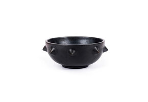 BAZAR BIZAR THE BURNED ETHNIC BOWL – ZWART TERRACOTTA