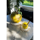 BAZAR BIZAR SEAGRASS SHELL ONDERZETTER WIT