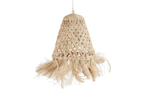 BAZAR BIZAR THE ABACA JELLY FISH PENDANT – NATURAL – S