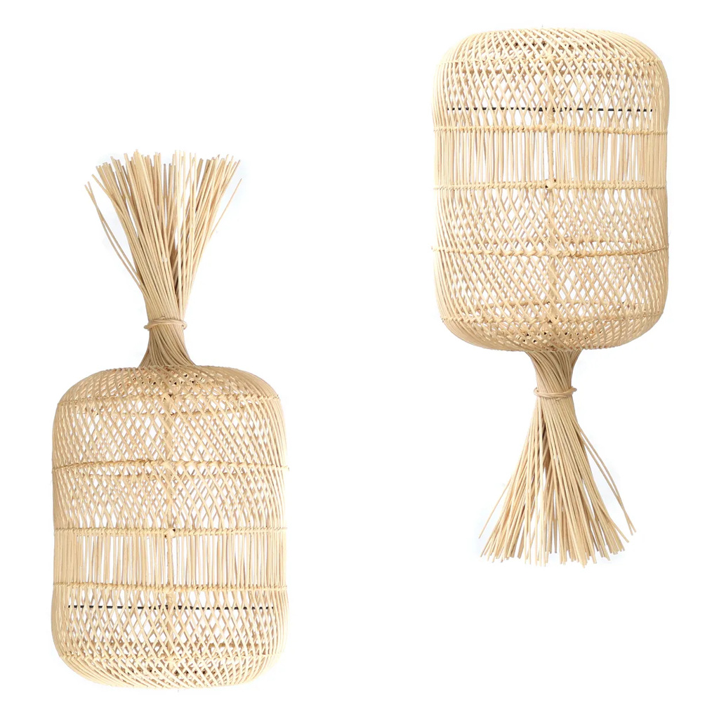 BAZAR BIZAR THE DUMPLING FLOOR LAMP / PENDANT NATURAL M