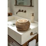 BAZAR BIZAR OPBERGMAND THE COLONIAL PEEK-A-BOO – NATUURLIJK BRUIN S