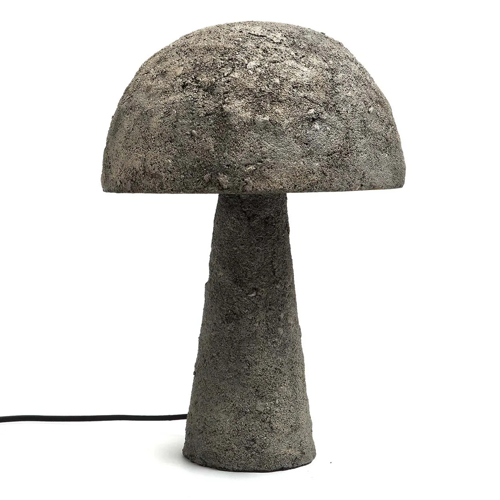 BAZAR BIZAR THE CONCRETE MUSHROOM TABLE LAMP
