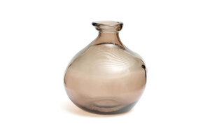 BAZAR BIZAR THE XIAO VASE – GERECYCLEERD GLAS BEIGE