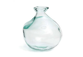BAZAR BIZAR THE XIAO VASE – GERECYCLEERD GLAS BLAUW