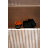 BAZAR BIZAR THE BEADED BASKET – BLACK – M