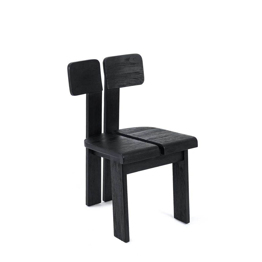 BAZAR BIZAR THE SAMA SAMA DINING CHAIR – BLACK