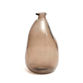 BAZAR BIZAR THE SHUDI VASE – GERECYCLEERD GLAS BEIGE