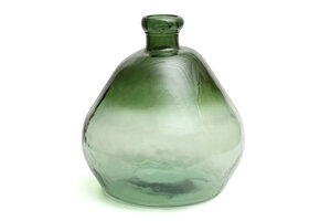 BAZAR BIZAR THE BOLAI VASE – GERECYCLEERD GLAS GROEN