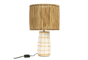 BAZAR BIZAR THE MOLOKAI TABLE LAMP WHITE NATURAL