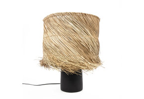 BAZAR BIZAR THE PANDAN TABLE LAMP BLACK NATURAL