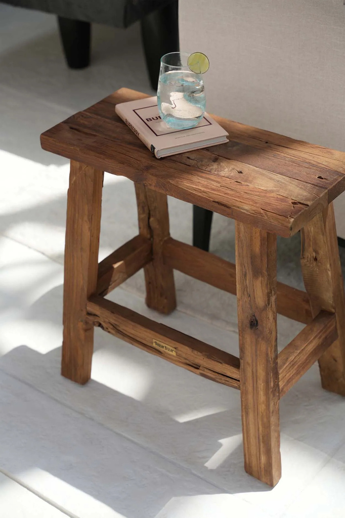 BAZAR BIZAR THE FAB RUSTIC STOOL NATURAL