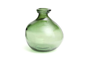 BAZAR BIZAR THE XIAO VASE – GERECYCLEERD GLAS GROEN