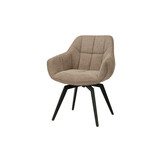 TUINCENTRUM LOPIK STOEL  X-3512XZ (SET VAN 2) – BEIGE/ZWART