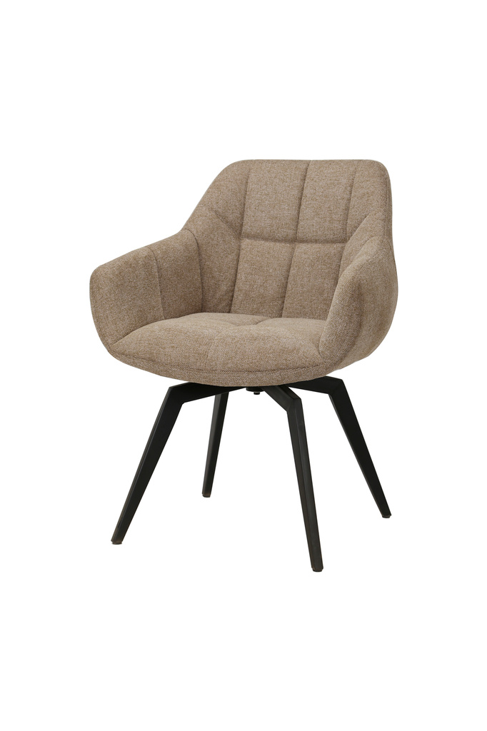 TUINCENTRUM LOPIK STOEL  X-3512XZ (SET VAN 2) – BEIGE/ZWART