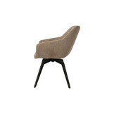 TUINCENTRUM LOPIK STOEL  X-3512XZ (SET VAN 2) – BEIGE/ZWART