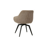 TUINCENTRUM LOPIK STOEL  X-3512XZ (SET VAN 2) – BEIGE/ZWART