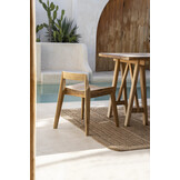 BAZAR BIZAR THE YDRA DINING CHAIR – GERECYCLEERD TEAK NATUREL 61 CM