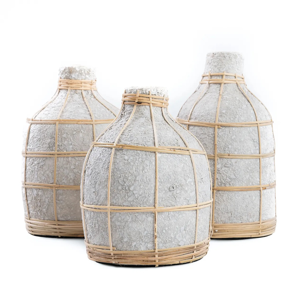 BAZAR BIZAR THE WHOOPY VASE CONCRETE NATURAL S
