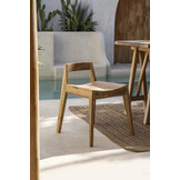 BAZAR BIZAR THE YDRA DINING CHAIR – GERECYCLEERD TEAK NATUREL 61 CM
