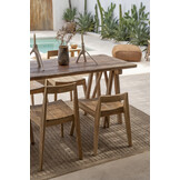 BAZAR BIZAR THE YDRA DINING CHAIR – GERECYCLEERD TEAK NATUREL 61 CM