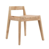 BAZAR BIZAR THE YDRA DINING CHAIR – GERECYCLEERD TEAK NATUREL 61 CM