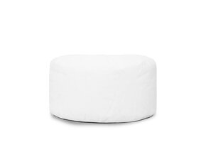 BAZAR BIZAR WHITE INNER POUFFE ROUND – KATOEN WIT Ø60 CM