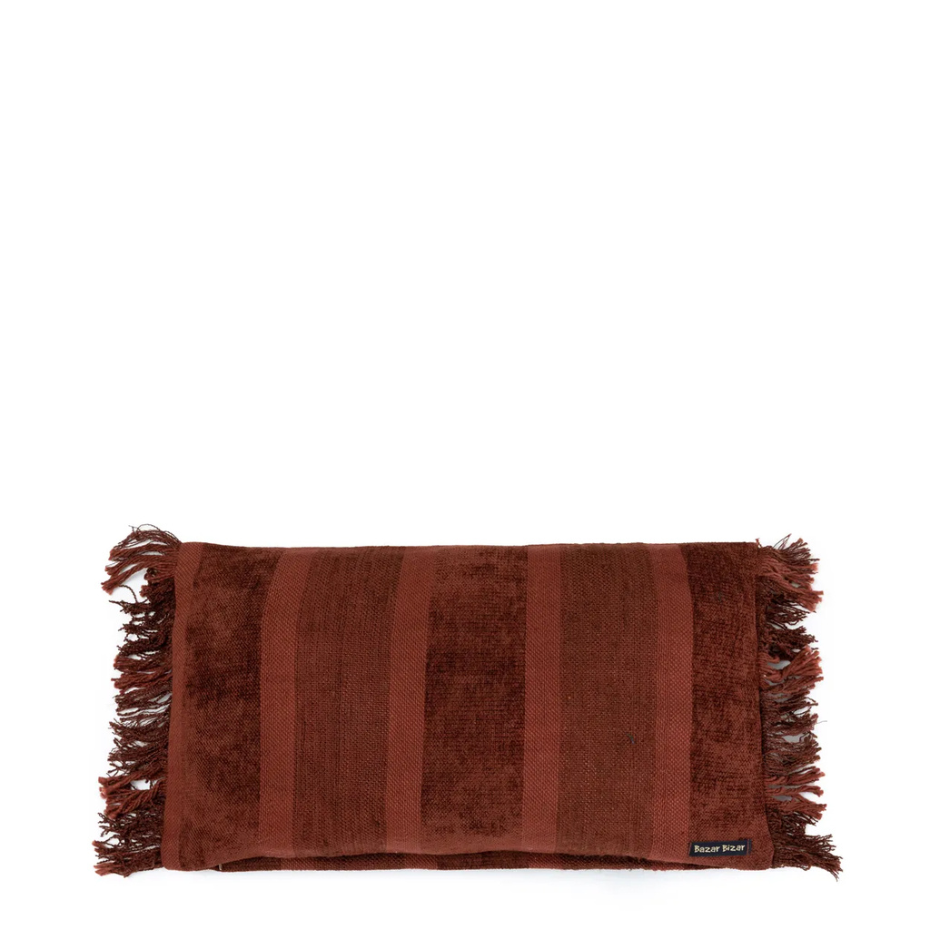 BAZAR BIZAR DE OH MY GEE KUSSENHOES VELVET BORDEAUX 