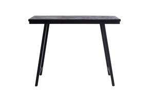 BAZAR BIZAR HERRINGBONE HIGH TABLE – ZWART – 140 CM