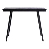 BAZAR BIZAR HERRINGBONE HIGH TABLE – ZWART – 140 CM