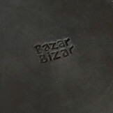 BAZAR BIZAR THE BURNED CLASSIC PLATE – ZWART – L – TERRACOTTA