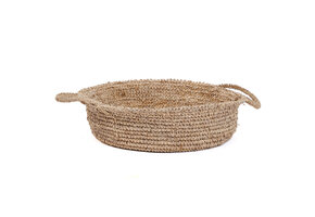 BAZAR BIZAR RAFFIA MANDENSCHAAL – NATUREL – Ø43 CM