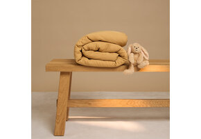 COCO & CICI KIDS DEKBEDOVERTREK – TENCEL™ TWILL – OKERGEEL – 120×150 CM