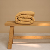 COCO & CICI KIDS DEKBEDOVERTREK – TENCEL™ TWILL – OKERGEEL – 120×150 CM