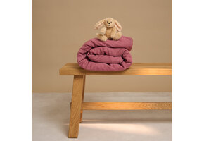 COCO & CICI KIDS DEKBEDOVERTREK – TENCEL™ TWILL – DUSTY ROSE – 120×150 CM