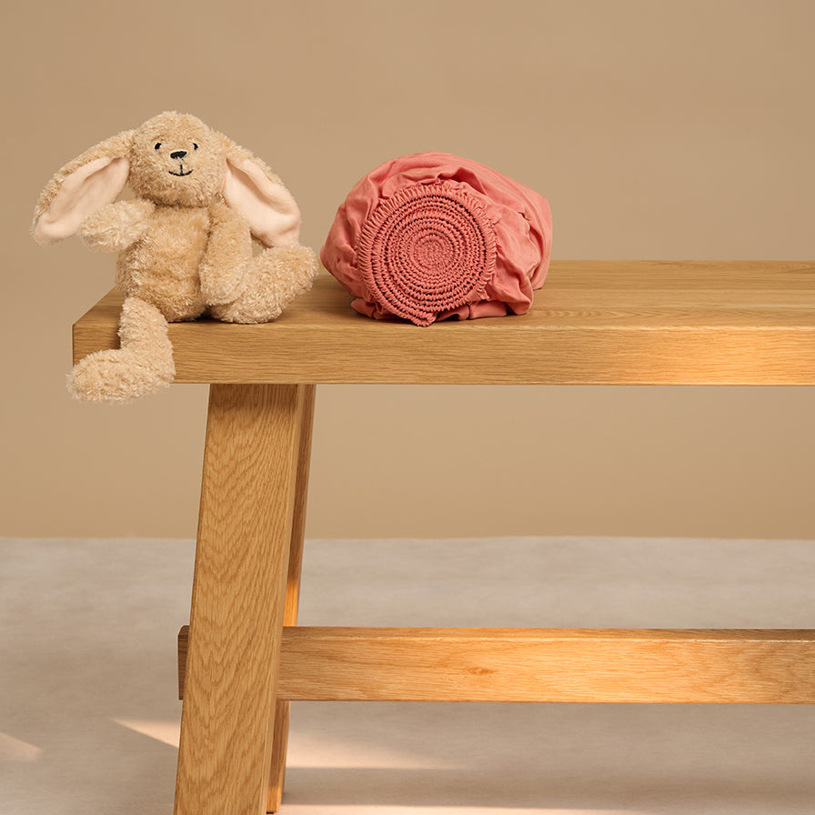 COCO & CICI KIDS HOESLAKEN – TENCEL™ TWILL – BLUSH – 70×145×15 CM