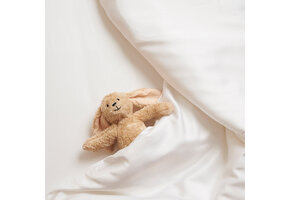 COCO & CICI KIDS HOESLAKEN TENCEL™ SATEEN WIT 60X120X15