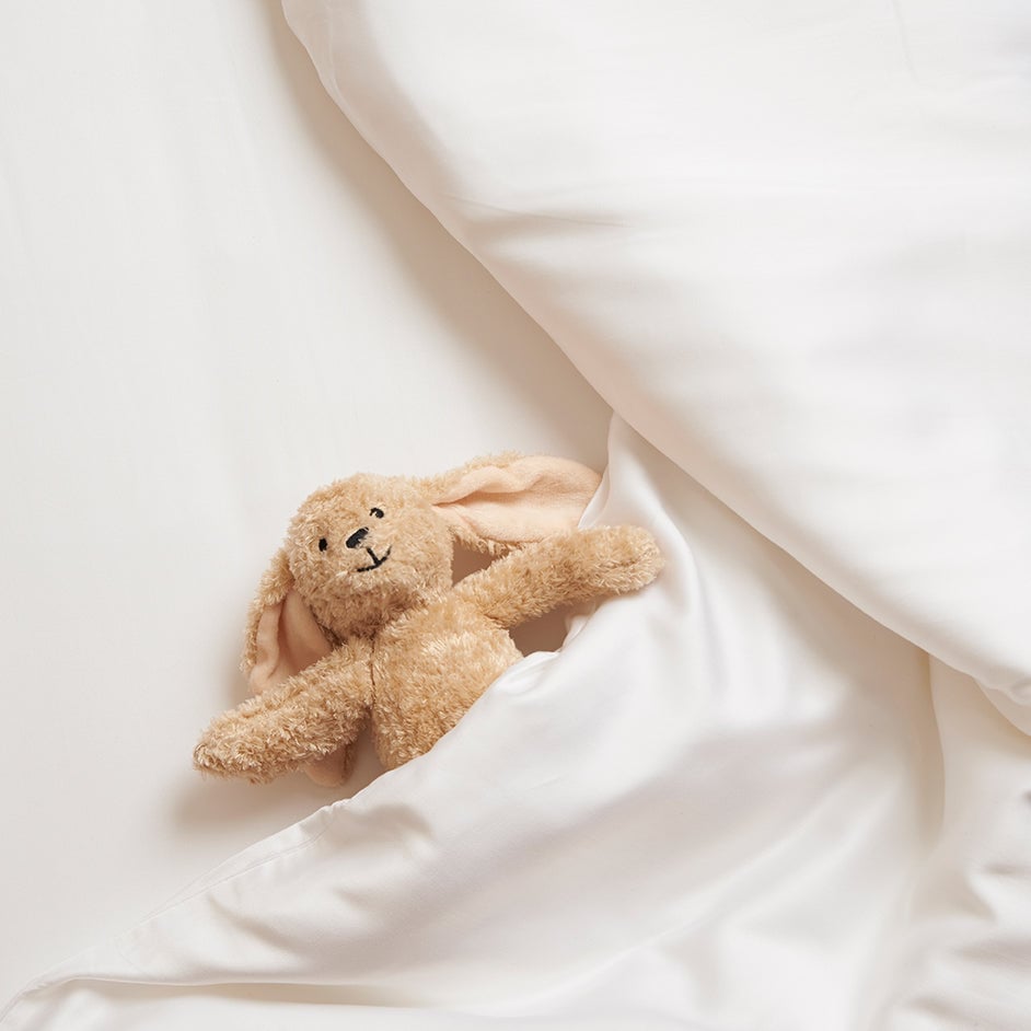 COCO & CICI KIDS HOESLAKEN TENCEL™ SATEEN WIT 60X120X15