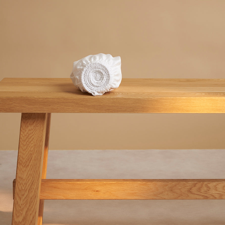 COCO & CICI KIDS HOESLAKEN TENCEL™ SATEEN WIT 60X120X15